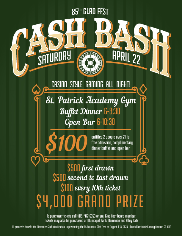 Momence Gladiolus Festival » Cash Bash